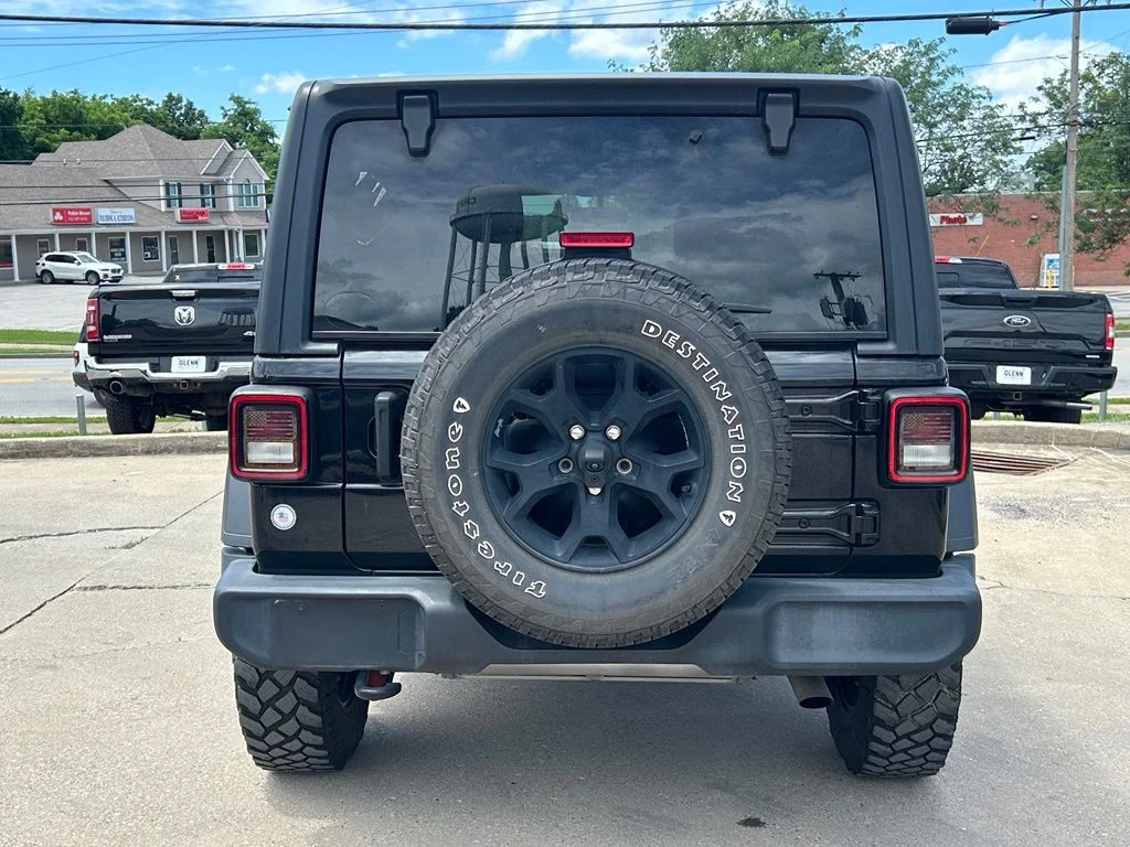 Used 2021 Black Jeep Unlimited Willys image 7