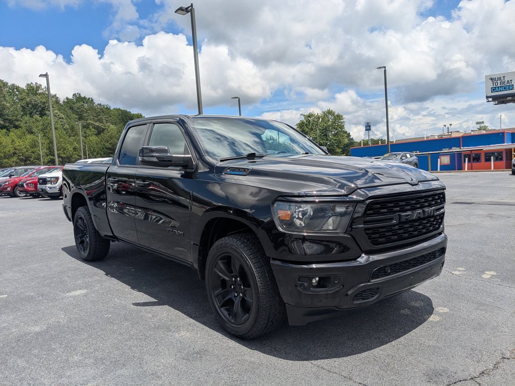 Used 2023 Diamond Black Crystal Pearlcoat Ram Big Horn image 3