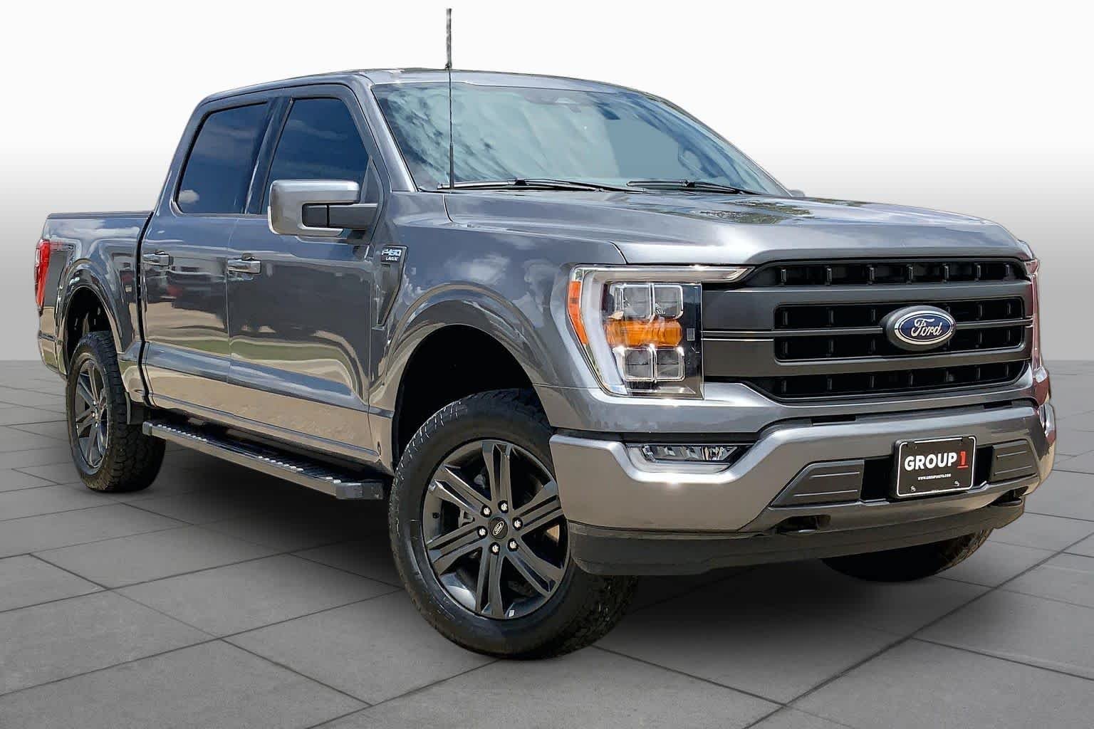 Used 2023 Carbonized Gray Metallic Ford LARIAT image 3