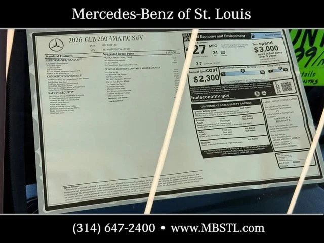 New 2026 Mountain Grey Metallic Mercedes-Benz GLB 250 image 6