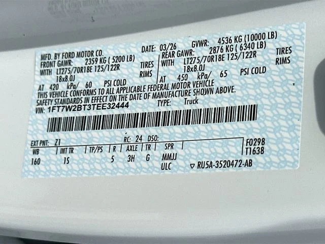 New 2026 Oxford White Ford XL image 19