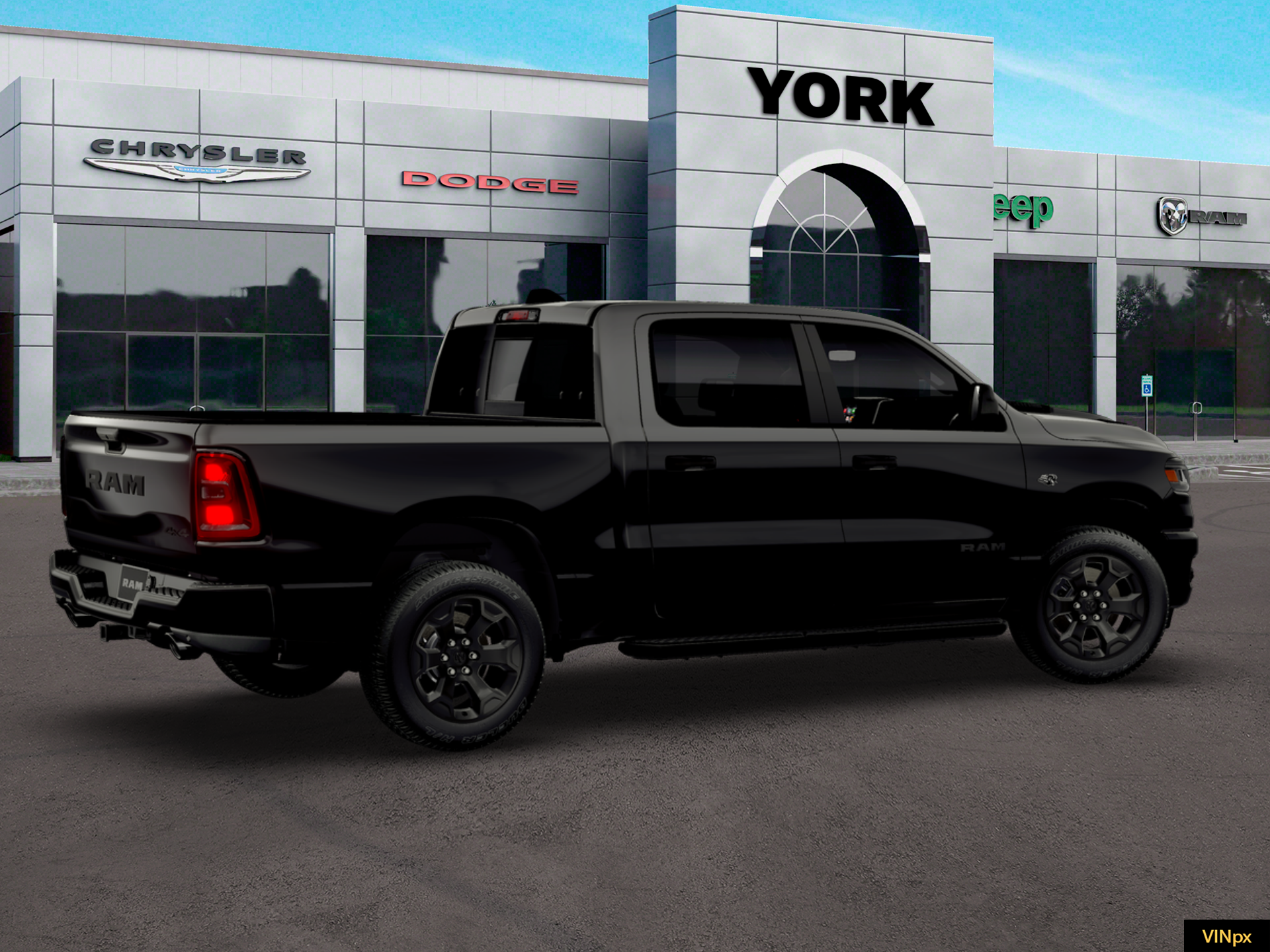 New 2026 Diamond Black Crystal Pearlcoat RAM Express image 8
