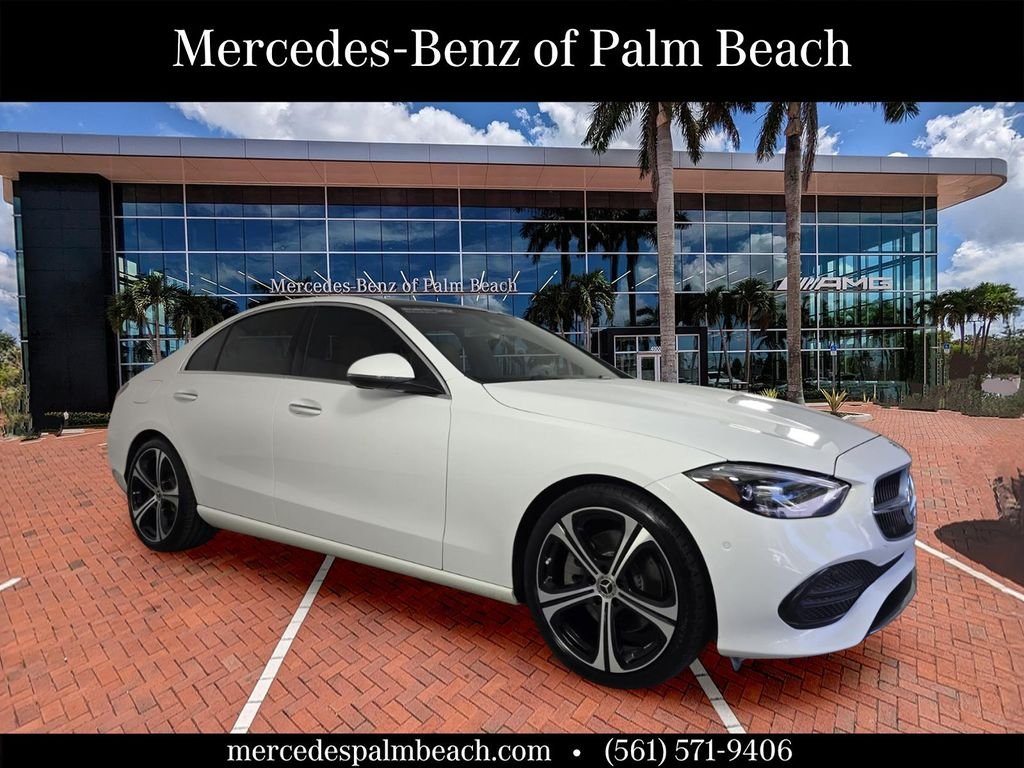 Certified Used 2025 White Mercedes-Benz C 300 image 1