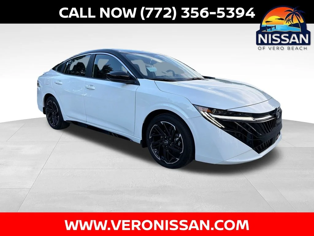 New 2026 Aspen White TriCoat / Super Black Two-tone Nissan SR image 1