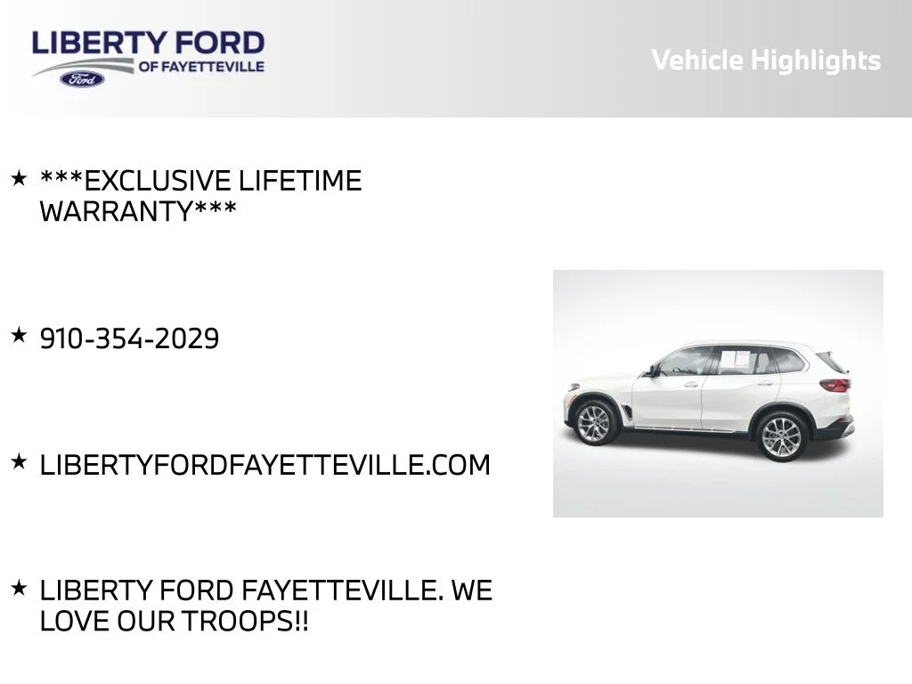 Certified Used 2025 White Metallic BMW xDrive40i image 5