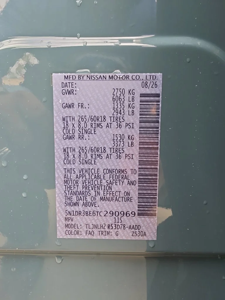 New 2026 Baltic Teal Pearl Nissan Rock Creek® image 32