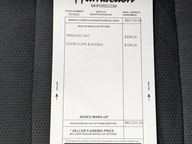 New 2026 Star White Metallic Tri-Coat Ford Tremor® image 59