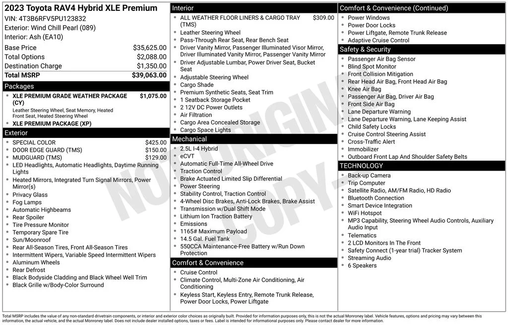 Certified Used 2023 Beige Toyota XLE Premium image 12