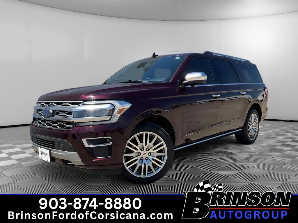 Used 2024 Jewel Red Metallic Tinted Clearcoat Ford Platinum image 1