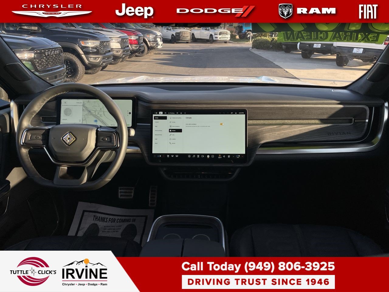 Used 2023 Glacier White Rivian Adventure image 12