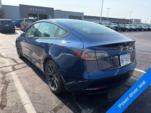 Used 2021 Deep Blue Metallic Tesla Standard Range Plus image 7