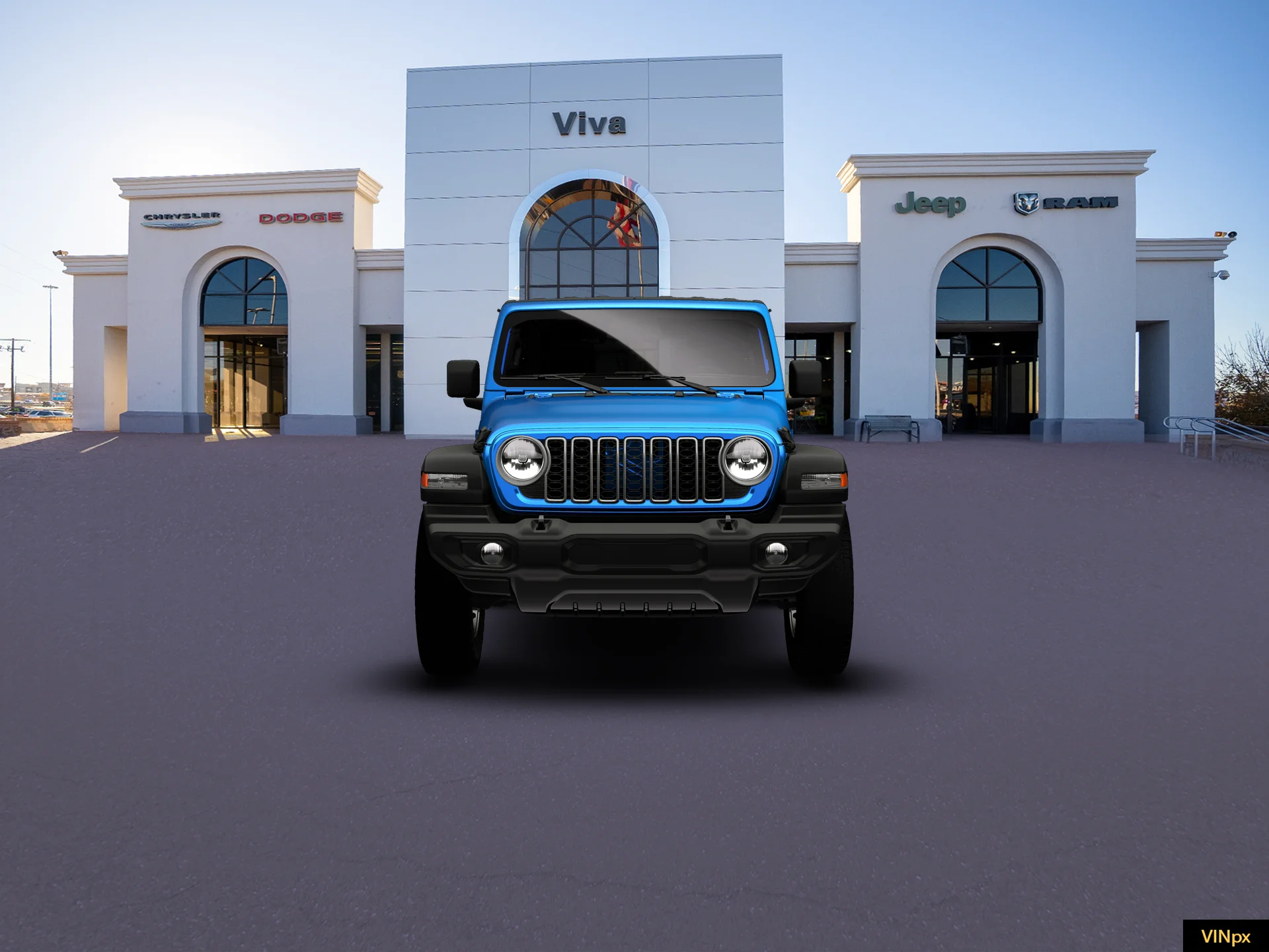 New 2026 Hydro Blue Pearlcoat Jeep Sport S image 1