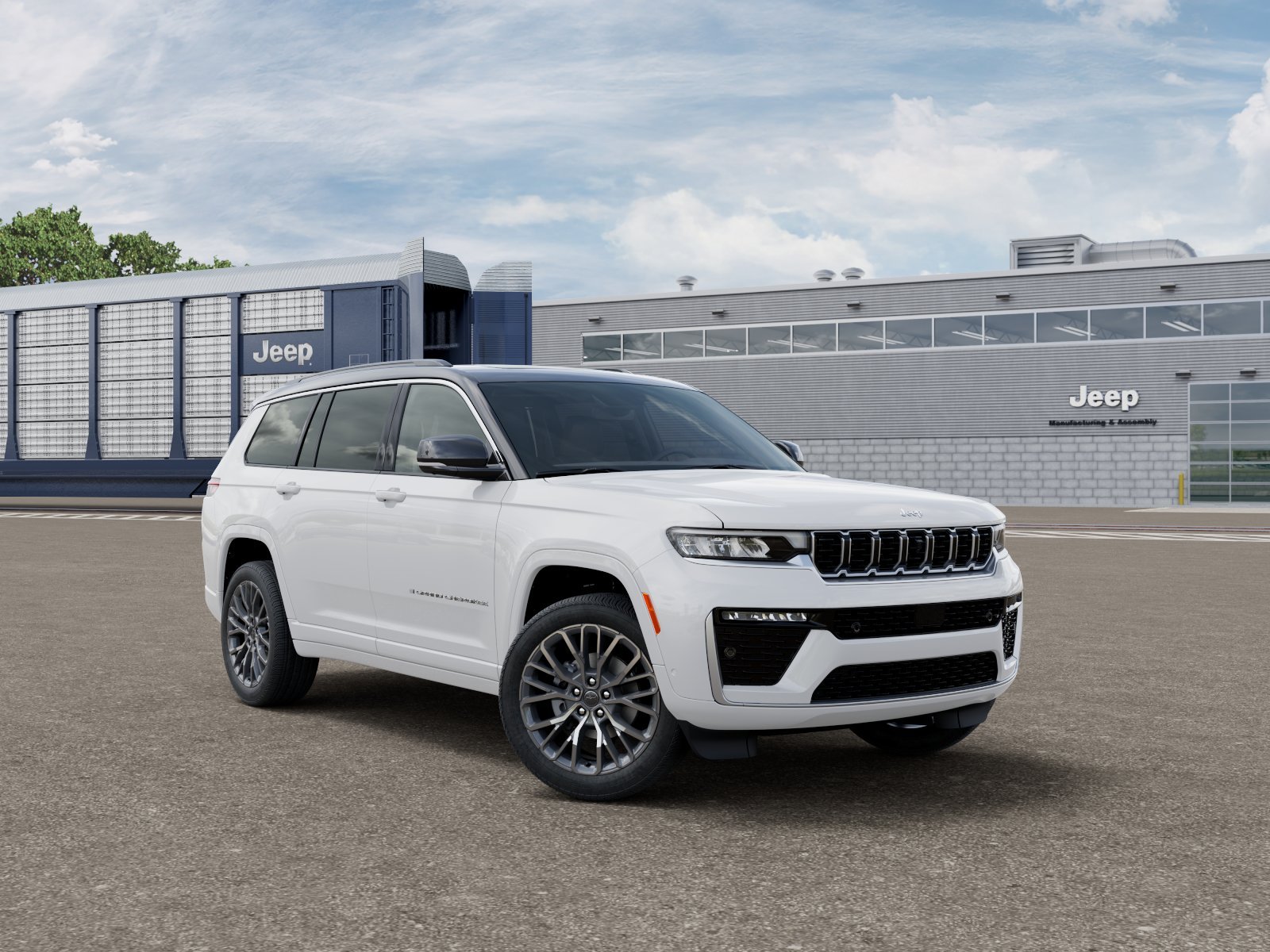 New 2027 Bright White Clear-Coat Paint Jeep Summit image 3