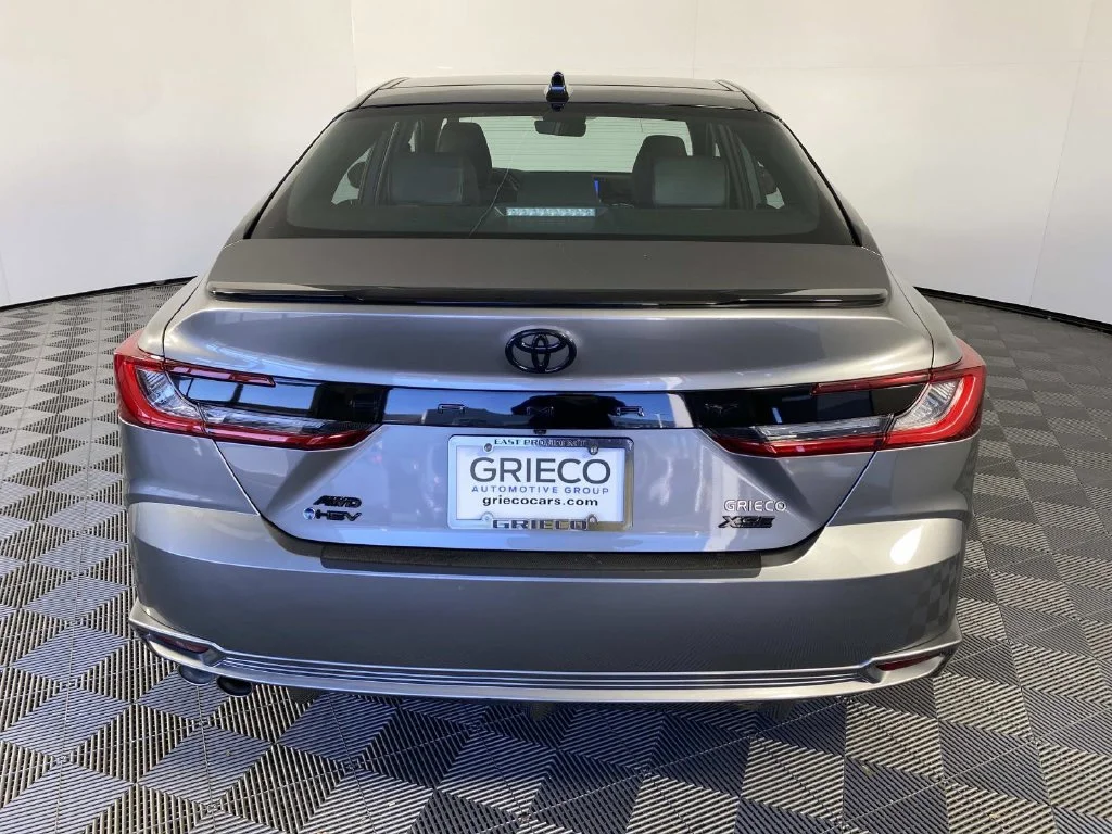 Used 2025 Midnight Black Metallic Toyota XSE image 7