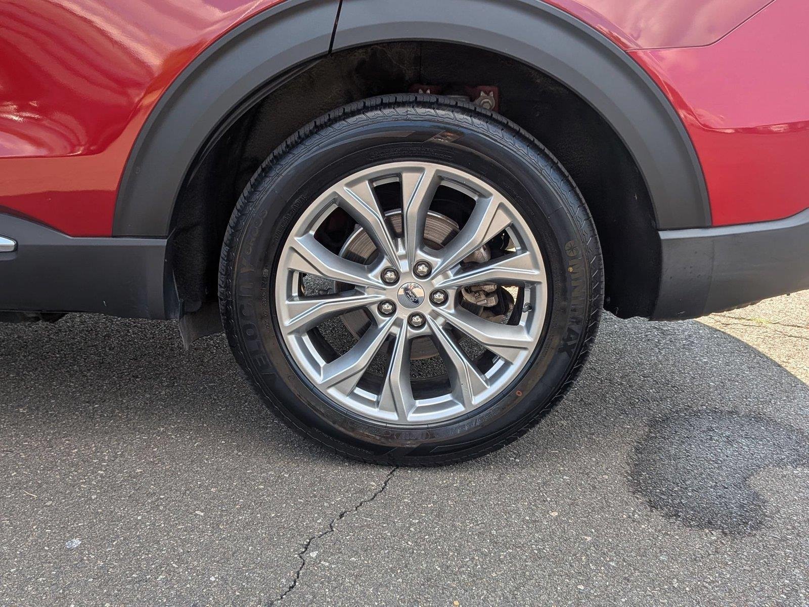 Used 2021 Rapid Red Metallic Tinted Clearcoat Ford XLT image 11