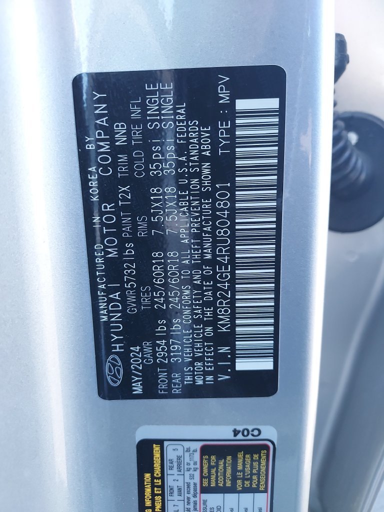 Used 2024 Silver Hyundai SEL image 25