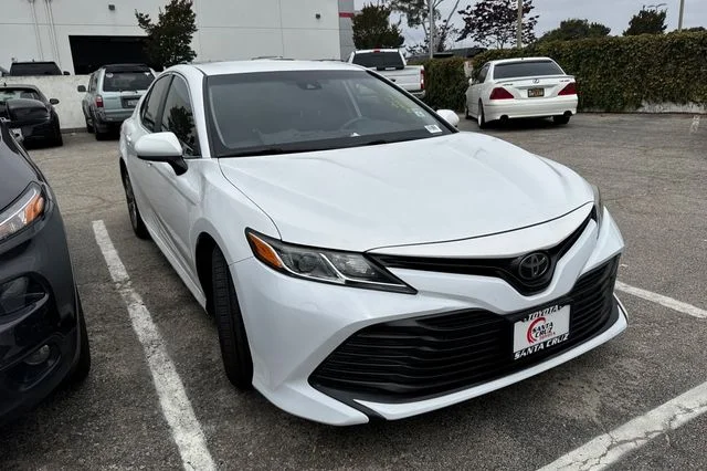 Used 2020 White Toyota LE image 1