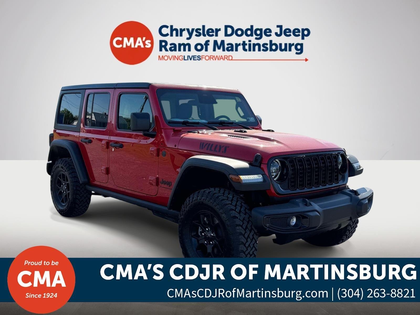 New 2026 Firecracker Red Clear-Coat Exterior Paint Jeep Willys image 1