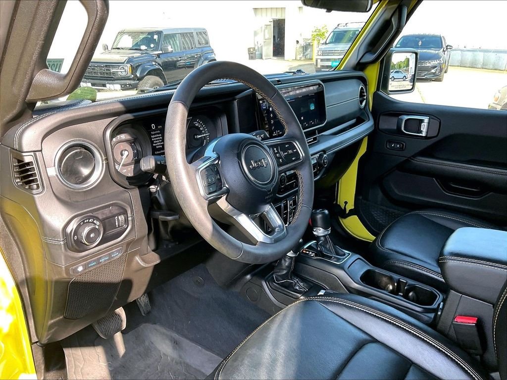 Used 2024 Yellow Jeep Sahara 4xe image 8