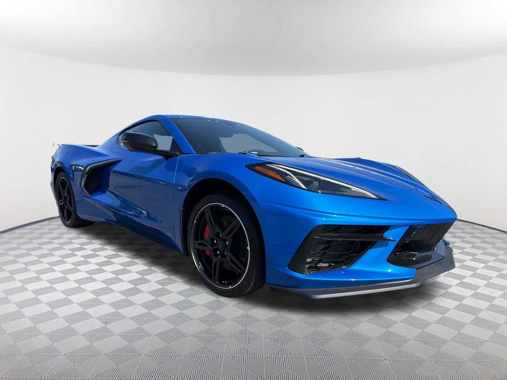 Used 2025 Blue Chevrolet Stingray image 3