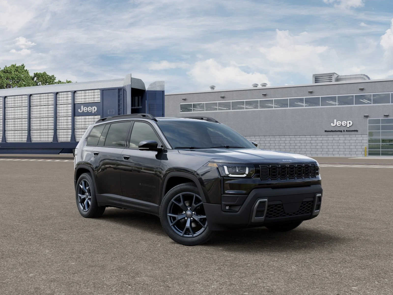 New 2026 Diamond Black Crystal Pearl-Coat Exterior Paint Jeep  image 12