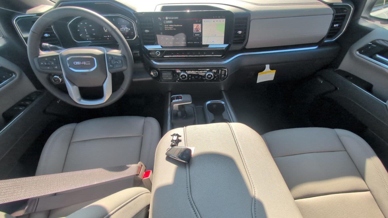 New 2026 Glacier White Tricoat GMC SLT image 35