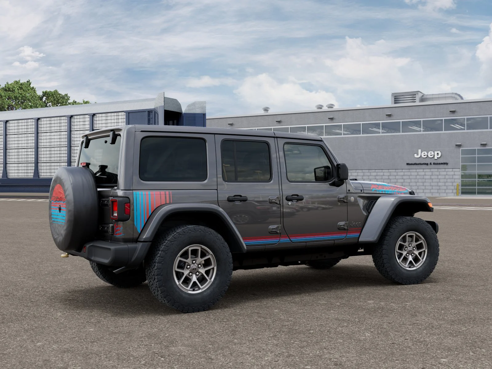 New 2027 Granite Crystal Metallic Clear-Coat Exterior Paint Jeep  image 2