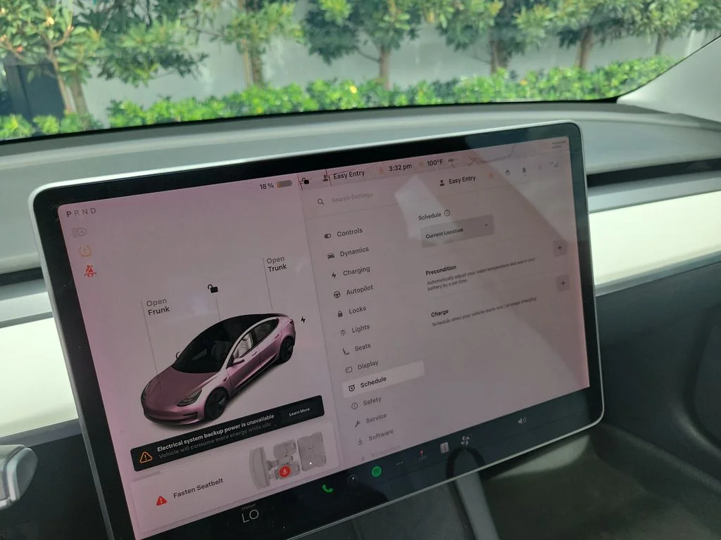 Used 2021 White Tesla Standard Range Plus image 18