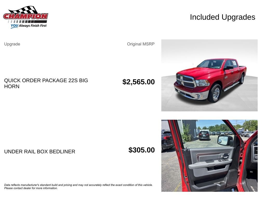 Used 2016 Red Ram Big Horn image 4
