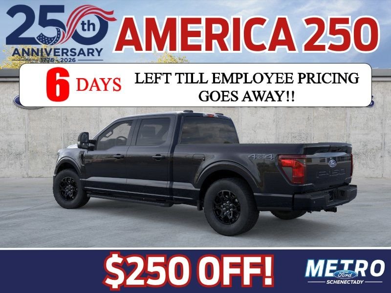 New 2026 Agate Black Metallic Ford XLT image 5