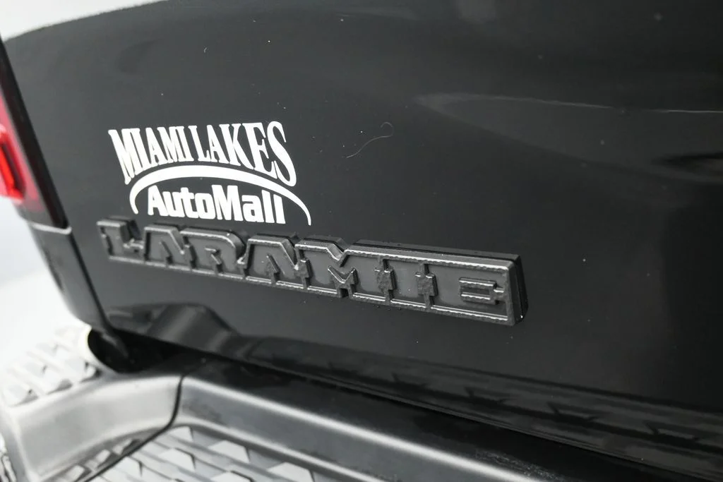 Used 2024 Diamond Black Crystal Pearlcoat Ram Laramie image 37