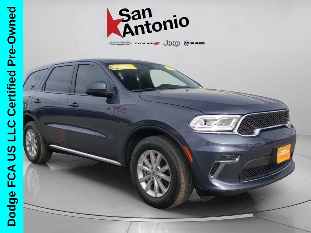 Used 2021 Blue Dodge SXT image 1