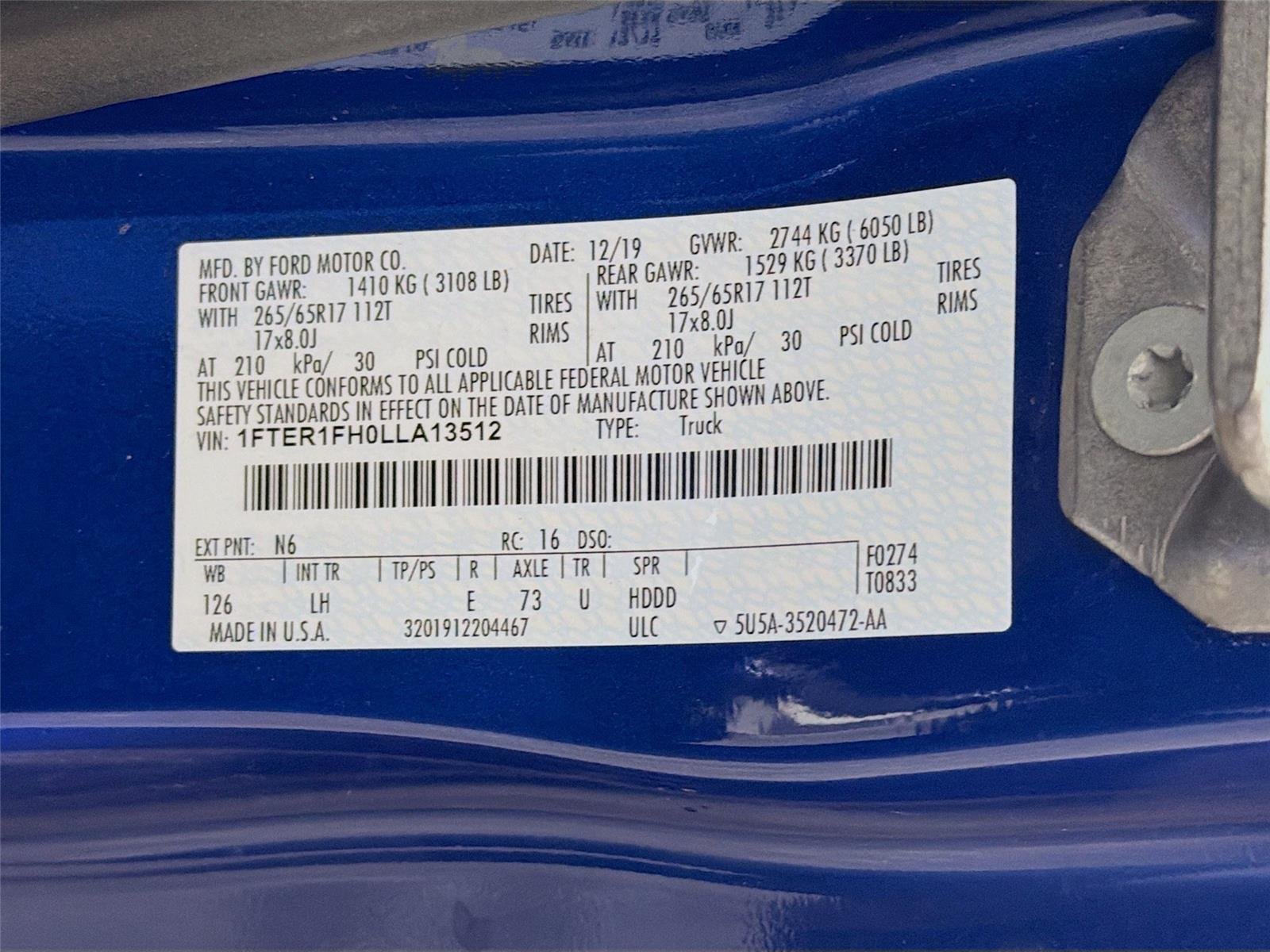 Used 2020 Lightning Blue Ford XL image 38