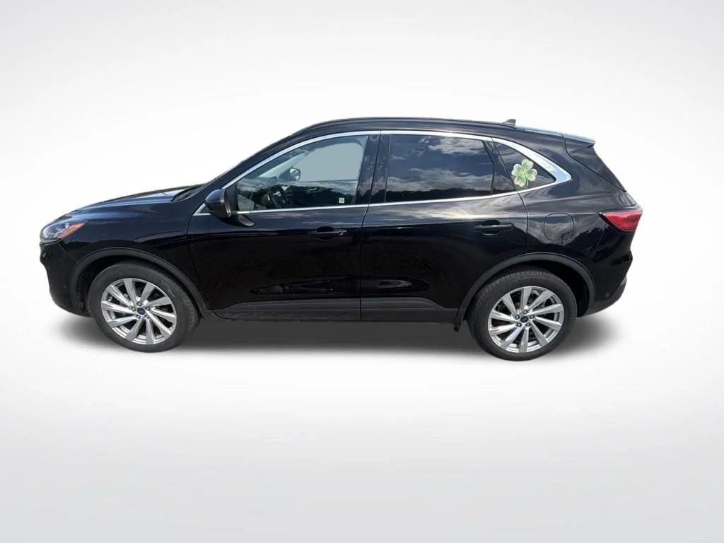Used 2022 Black Ford Titanium image 2