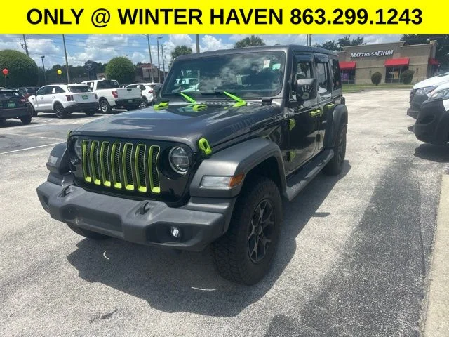 Used 2020 Gray Jeep Unlimited Willys image 3