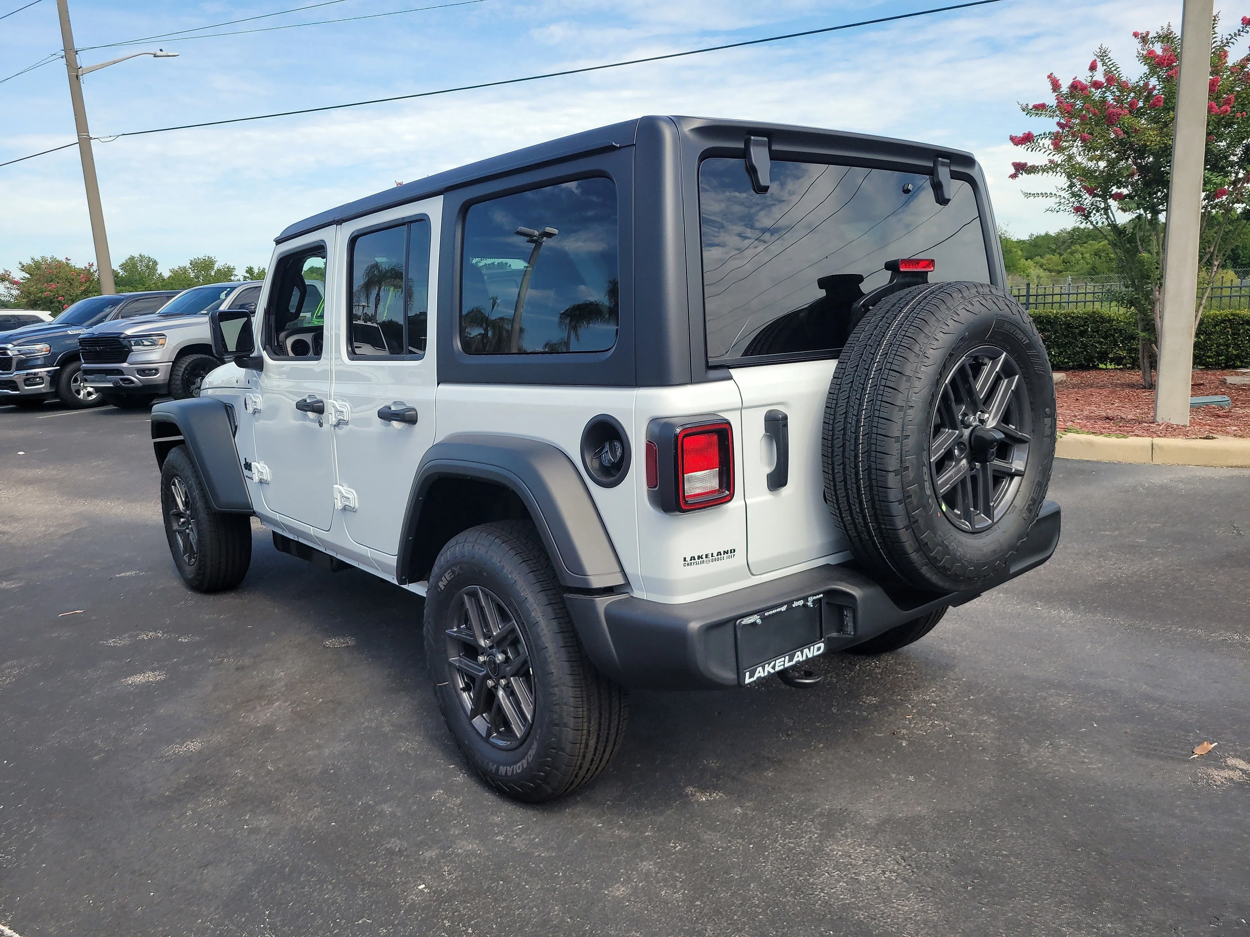 New 2026 Bright White Clearcoat Jeep Sport S image 8