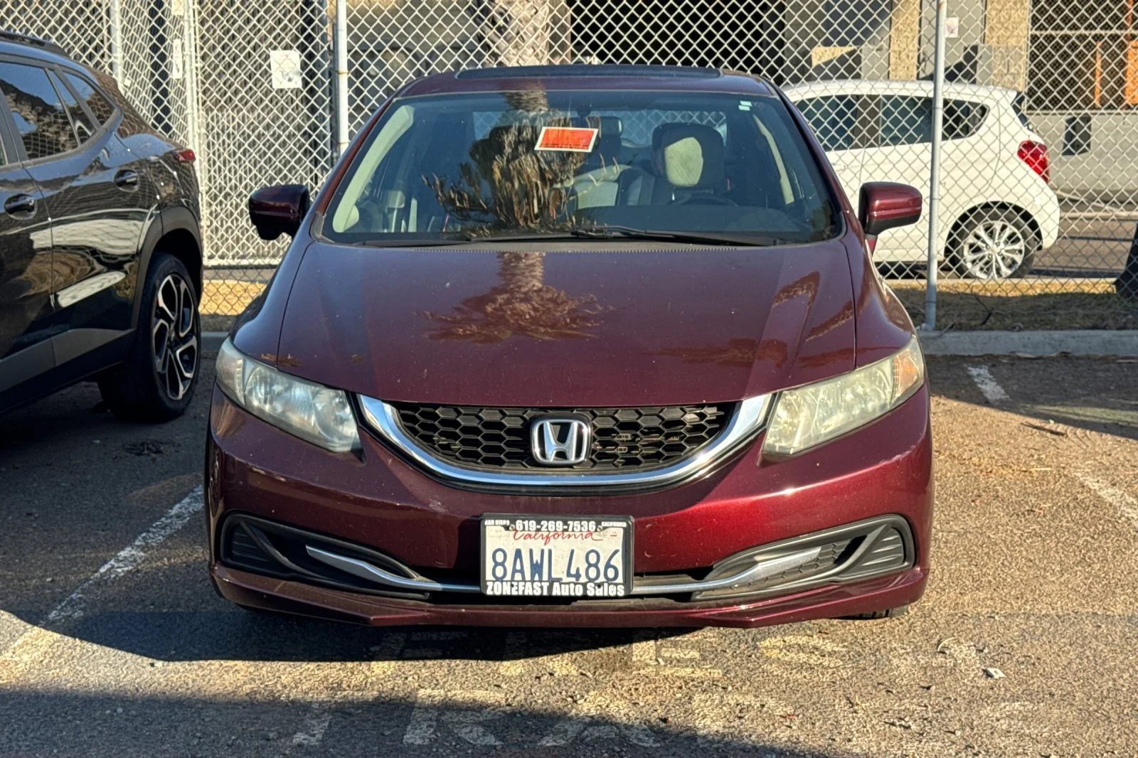 Used 2015 Honda Civic EX with VIN 19XFB2F86FE255359 for sale in National City, CA