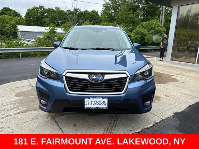 Certified Used 2021 Blue Subaru Premium image 2