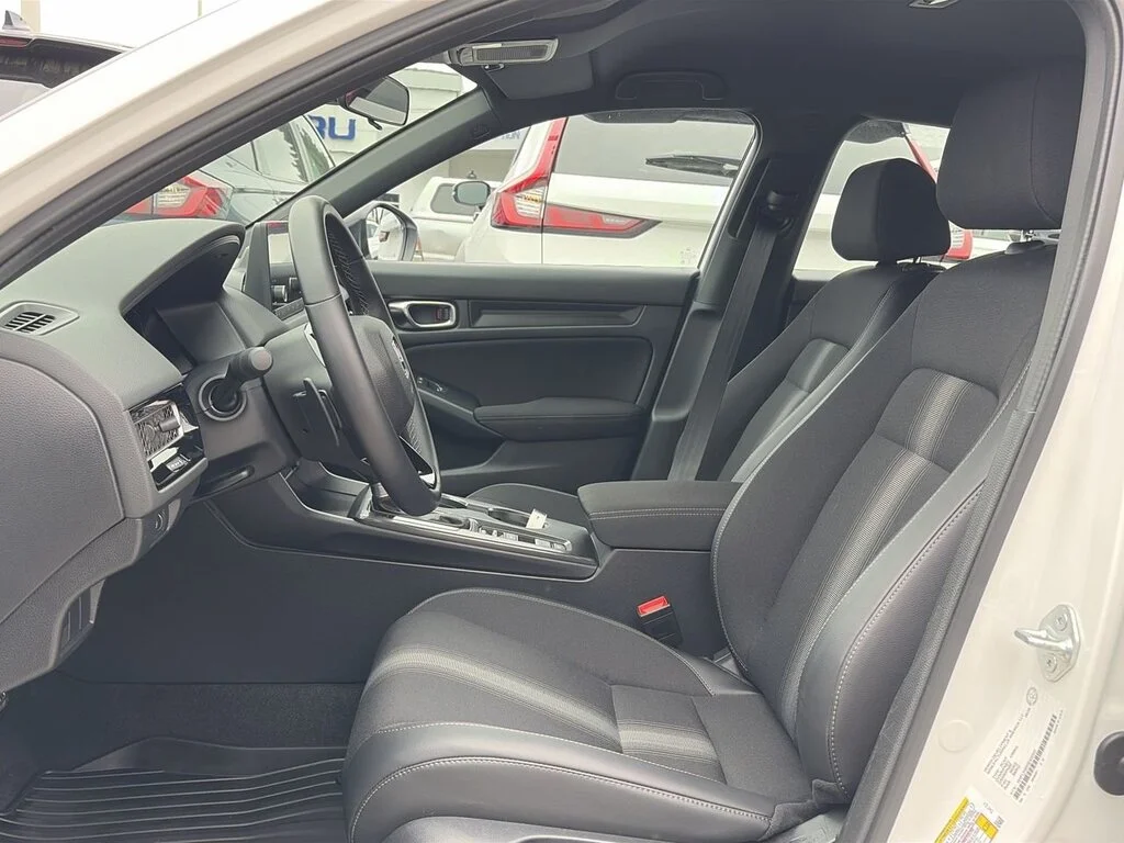 Used 2025 Platinum White Pearl Honda Sport CVT Hatchback Certified Pre-Owned   Clean Ti image 19