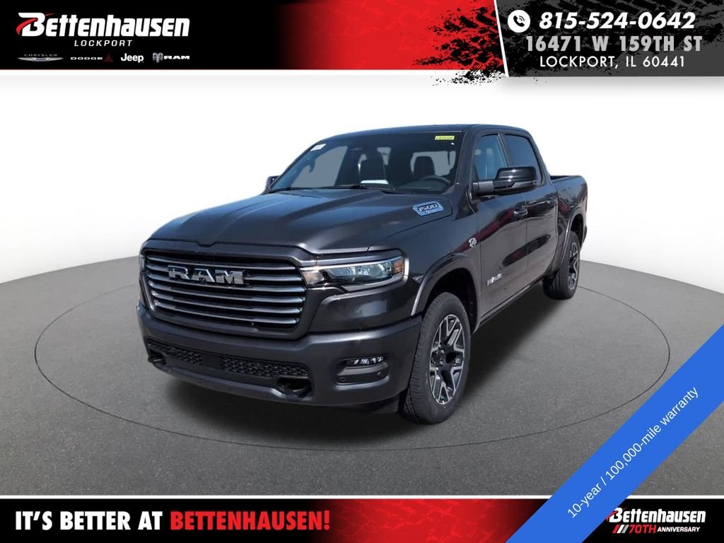 New 2026 Granite Crystal Metallic Clear-Coat Exterior Paint RAM Laramie image 2