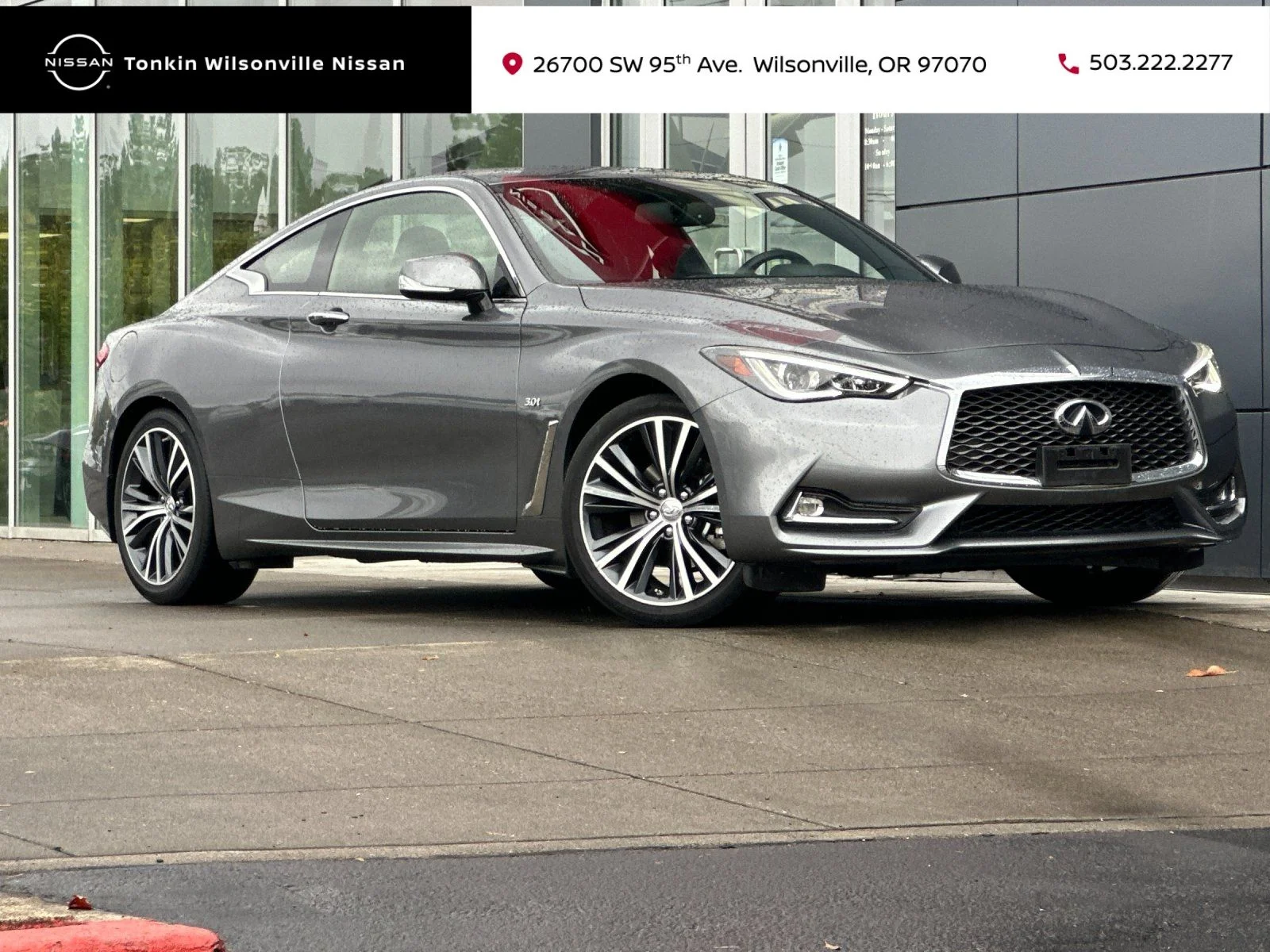 Used 2018 Graphite Shadow INFINITI 3.0t LUXE image 1