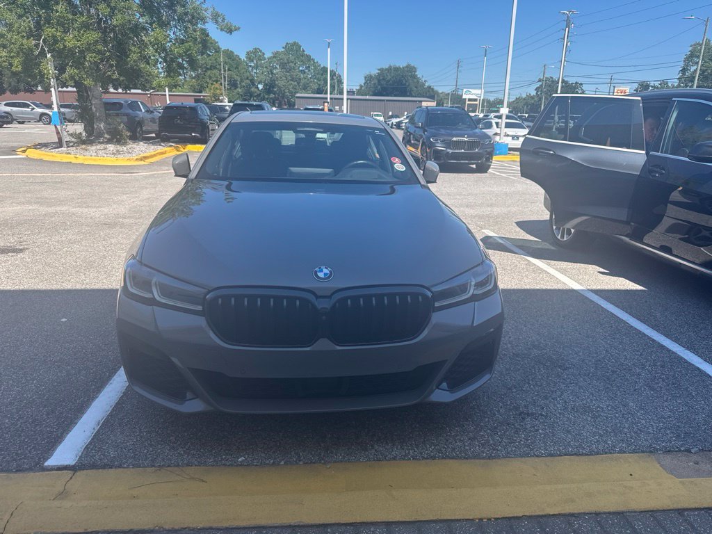 Used 2021 Gray BMW M550i xDrive image 2