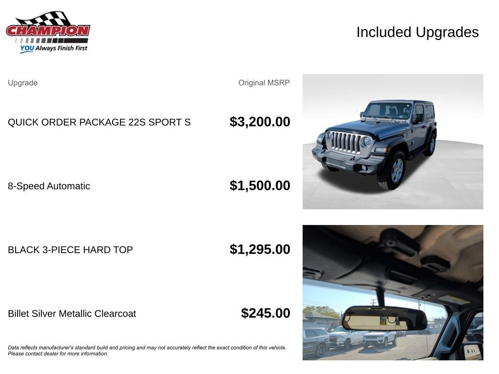 Used 2020 Silver Jeep Sport S image 7