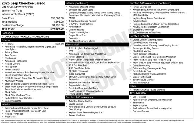 New 2026 41 Jeep Laredo image 5