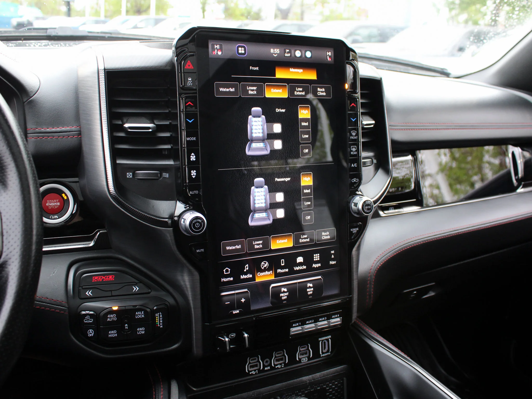 Certified Used 2025 White RAM RHO | Twin-Turbo 540 2.5 LIFT ON 37 TIRES  | Head-Up Display | Bedliner image 32