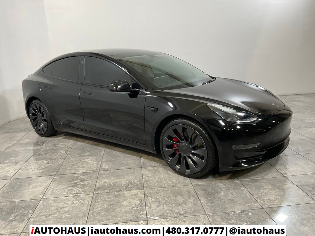 Used 2023 Black Tesla Performance image 8