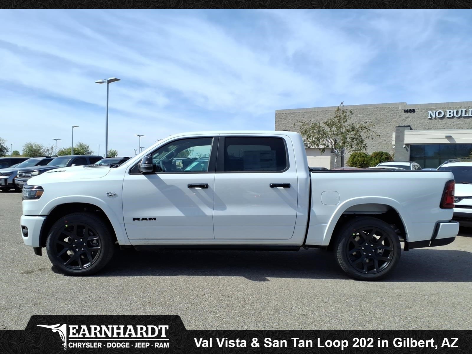 New 2026 Bright White Clear-Coat Exterior Paint RAM Laramie image 3
