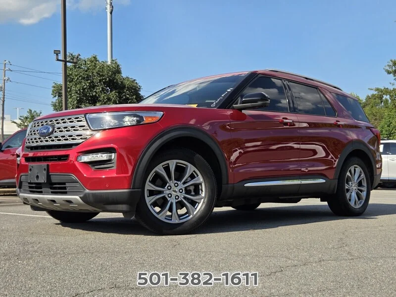 Used 2021 Red Metallic FORD LIMITED RWD image 25