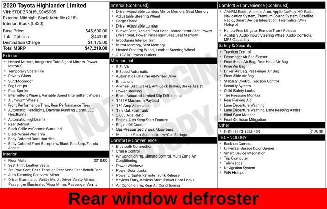 Used 2020 Black Toyota Limited image 15
