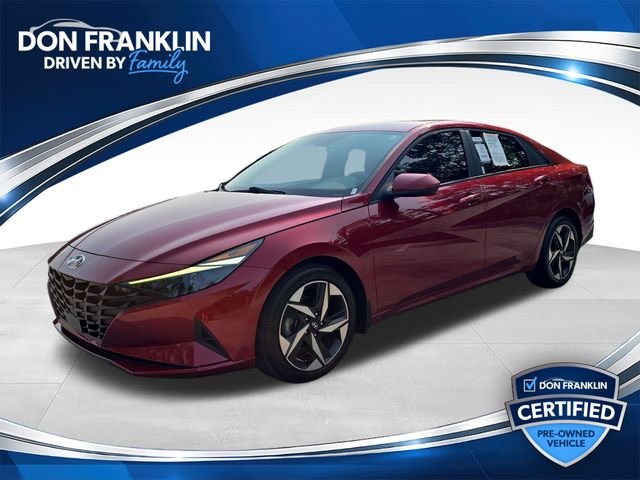 Certified Used 2023 Red Hyundai SEL image 1